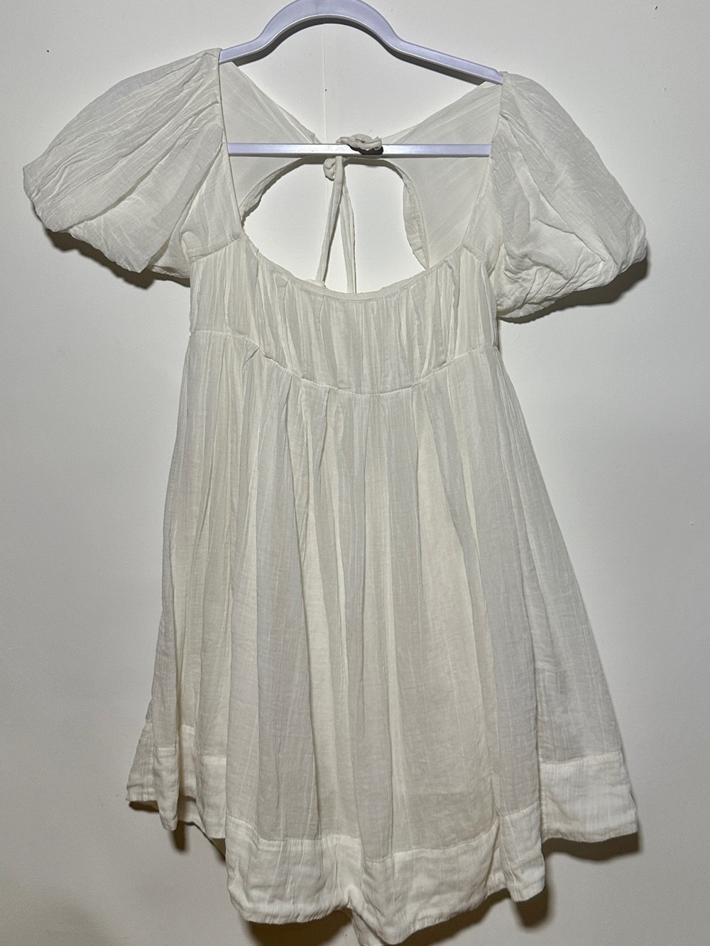 Free People Ivory Marina Mini Dress Size XS